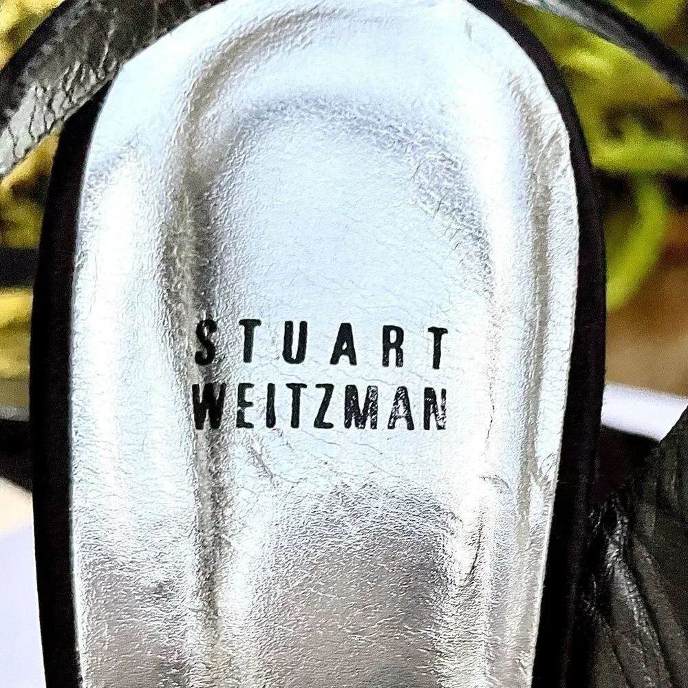 Stuart Weitzman peep Toe Sling-Back Heels - Picture 8 of 11